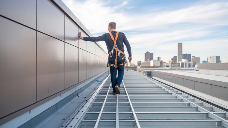 how to walk on a roof