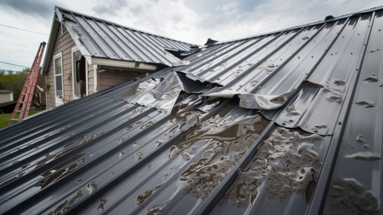 will insurance pay for hail damage to a metal roof