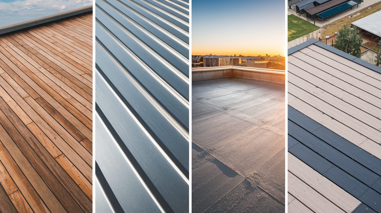 various types of roof decking